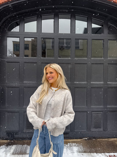 The Kennedy Cardigan // Gray